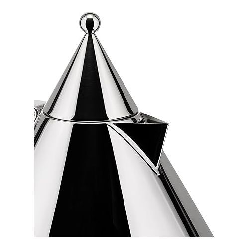  Alessi Il Conico 90017 - Design Water Kettle with Handle, Stainless Steel, 2 lt