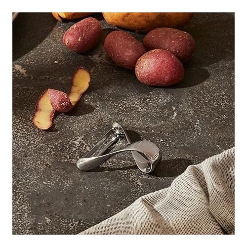  Alessi Sfrido Peeler, One size, Silver