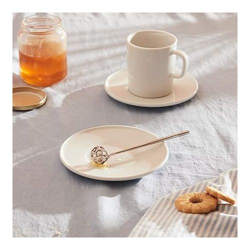  Alessi Acacia Honey Dipper, One size, Silver