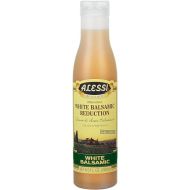 Alessi Balsamic Vinegar Reduction, Autentico from Italy, Ideal on Caprese Salad, Fruits, Cheeses, Meats, Marinades, White Balsamic (White Balsamic, 8.5 Fl Oz (Pack of 1))