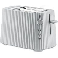 Alessi Plisse MDL08W/USA - Toaster in Thermoplastic Resin, US Plug 850W, White