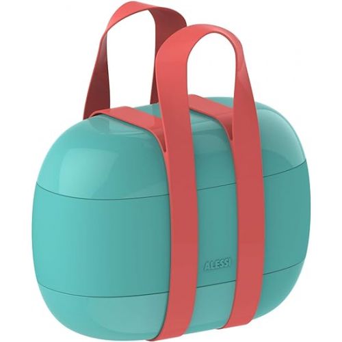  Alessi Food a Porter Portable Lunch Box, One size, light blue