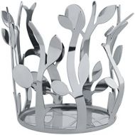 AlessiOliette Olive Oil Bottle Holder in 18/10 Stainless Steel Mirror Polished, Silver