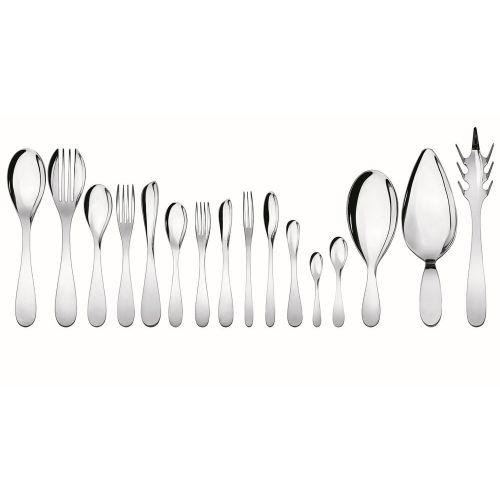  Alessi Eat IT. Spaghettiheber glanzend poliert, Edelstahl, 8.5 x 30 x 12 cm