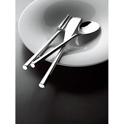  Alessi MU Besteckset 5 TLG. je einen Tafelloeffel,Tafelgabel,Tafelmesser,Dessertgabel,Teeloeffel, Edelstahl