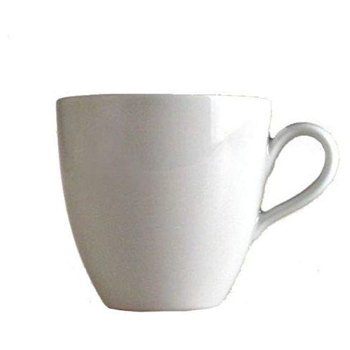  Alessi SG53/87 Mami Kaffee-Obertasse 6 Stueck aus weissem Porzellan 8,0 cm Durchmesser