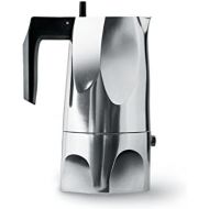 Alessi Espressomaschine Ossidiana, Edelstahl, Alu, 3.5 x 18.5 x 40.5 cm