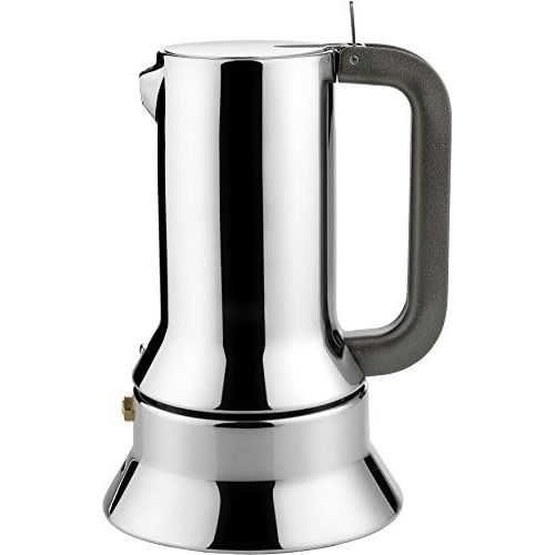  Alessi Espressomaschine 6 Tassen fuer Induktion, Edelstahl