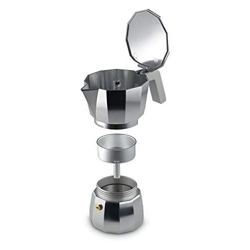  Alessi DC06/3 Espressokocher Aluminium