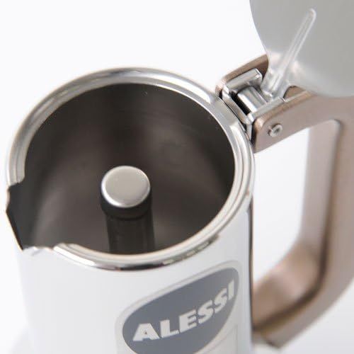  Alessi 9090/1 Stove Top Espresso 1 Cup Coffee Maker in 18/10 Stainless Steel Mirror Polished, Silver