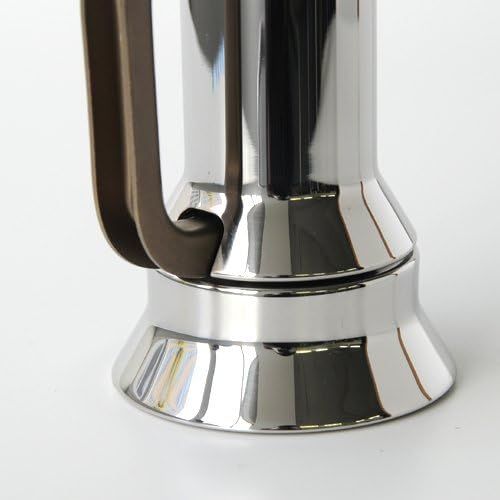  Alessi 9090/1 Stove Top Espresso 1 Cup Coffee Maker in 18/10 Stainless Steel Mirror Polished, Silver