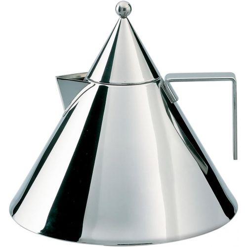  Alessi Il Conico 90017 - Design Water Kettle with Handle, Stainless Steel, 2 lt