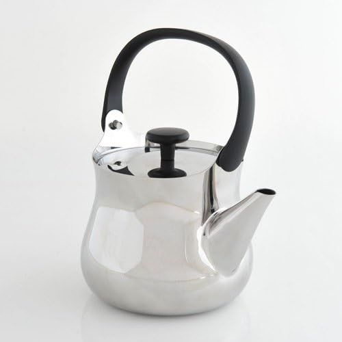  Alessi Cha Kettle/ Teapot, Silver