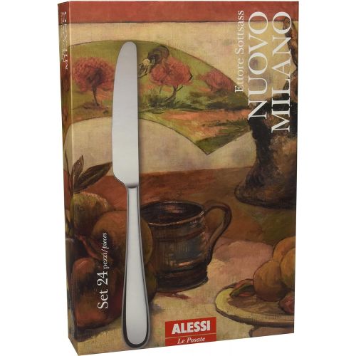  Alessi Nuovo Milano 24-Piece Cutlery Set