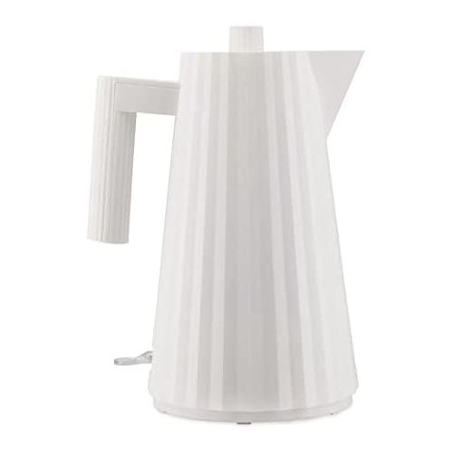  Alessi Plisse MDL06 W Kettle Thermoplastic Resin White EU Plug