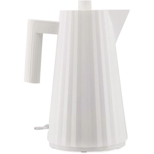  Alessi Plisse MDL06 W Kettle Thermoplastic Resin White EU Plug