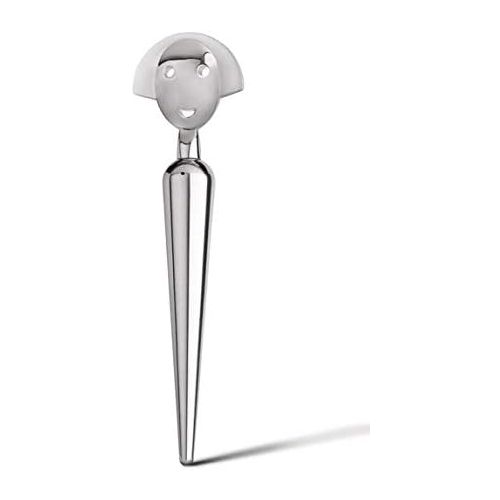  Alessi Anna Sparkling Champagne Bottle Stopper, Stainless Steel