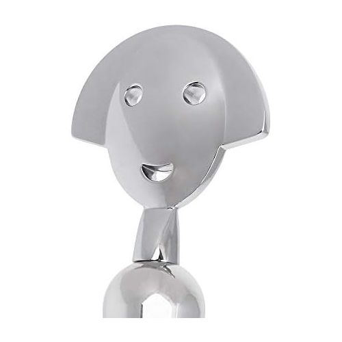  Alessi Anna Sparkling Champagne Bottle Stopper, Stainless Steel