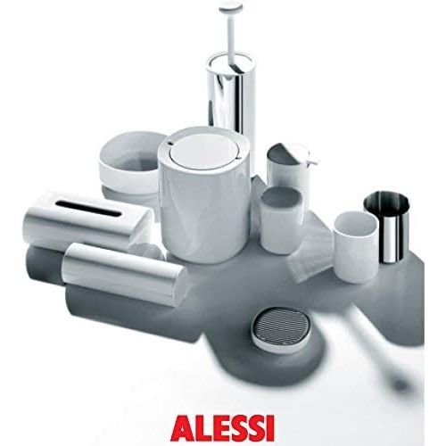  Alessi Birillo Toilet Paper Contain, White