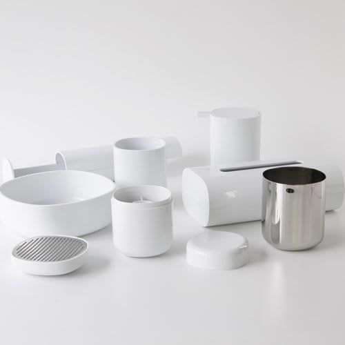  Alessi Birillo Bathroom Container, White