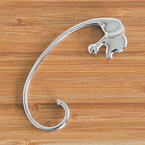  Alessi Jumbo Purse Hook in 18/ 10 Stainless Steel Mirror PolishedSilver