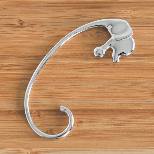  Alessi Jumbo Purse Hook in 18/ 10 Stainless Steel Mirror PolishedSilver