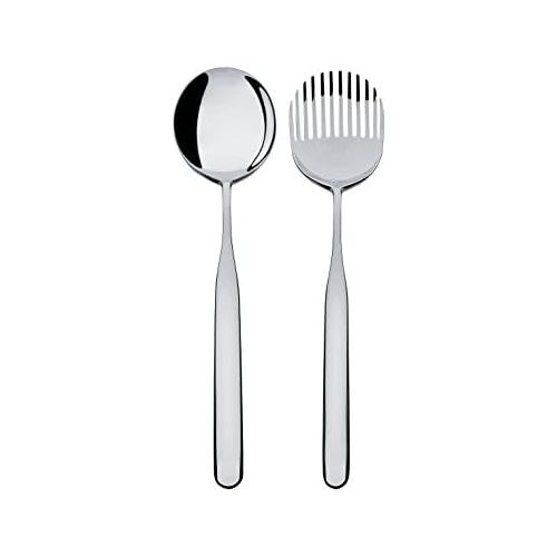  Alessi IS02/14for Collo Alto Salad Cutlery 18/10POLISHED STAINLESS STEEL 26.5x 3x 8cm Silver