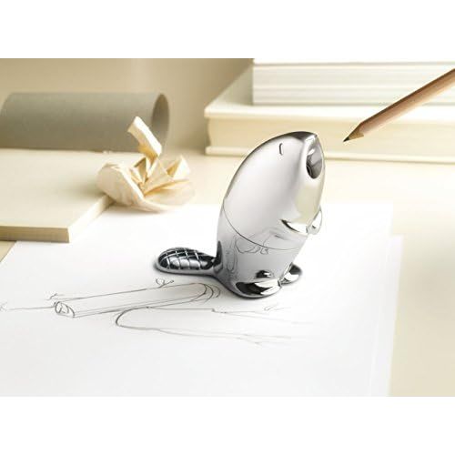  Alessi Kastor Pencil Sharpener, Silver