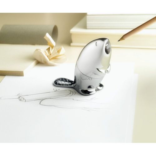  Alessi Kastor Pencil Sharpener, Silver