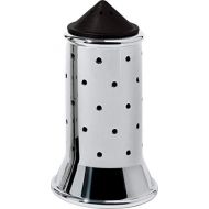 Alessi MGSAL B Salt Shaker Stainless Steel with Lid and Seal Polyamide Black