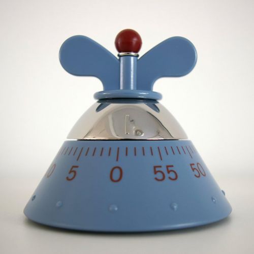  A di Alessi Kitchen Timer, Blue, (A09)