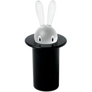 A Di Alessi Magic Bunny Toothpick Holder in Thermoplastic Resin, Black