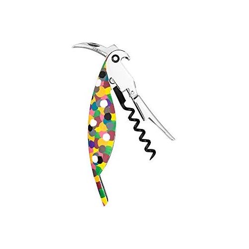  A Di Alessi Hand-decorated Parrot Proust Sommelier Corkscrew in Cast Aluminiumin and PC