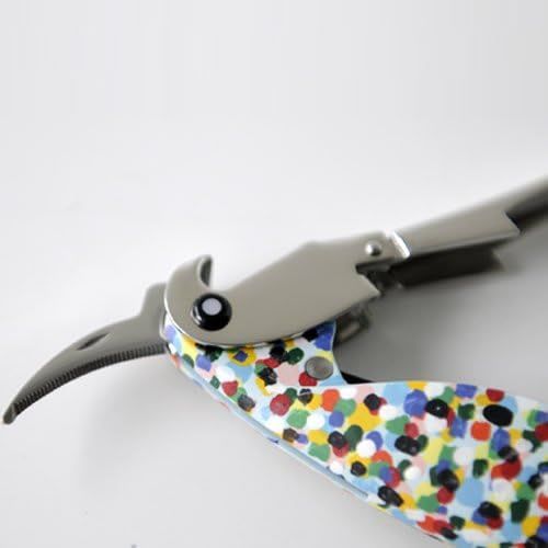  A Di Alessi Hand-decorated Parrot Proust Sommelier Corkscrew in Cast Aluminiumin and PC