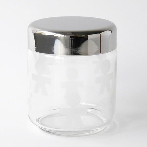  A di Alessi Girotondo Jar with Hermetic Lid, 75 cl, (AKK36)