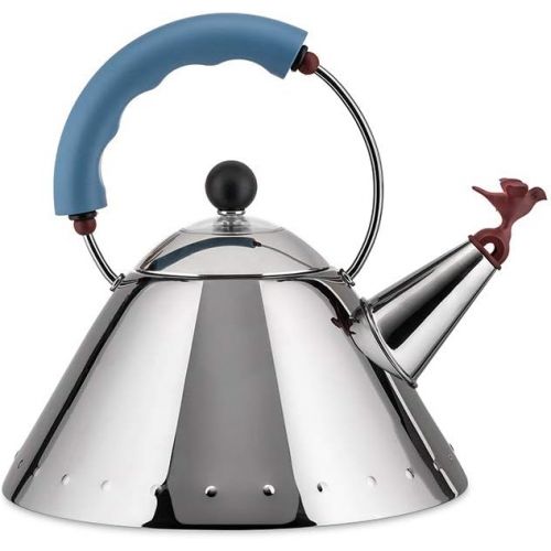  [아마존베스트]Alessi Kettle, 9 H x 8.5 W x 8.5 D, Blue,9093