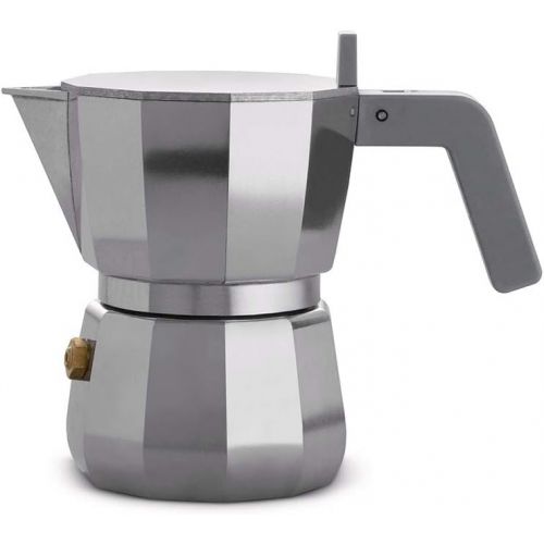  Alessi Moka Espresso Coffee Maker, 1 cup, grey
