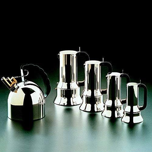  Alessi 9090M Espresso Coffee Maker, Silver
