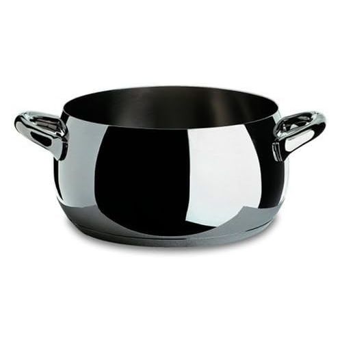  Alessi,SG10120MAMI, Casserole with two handles in 1810 stainless steel mirror polished,3 qt 9 ¼ oz