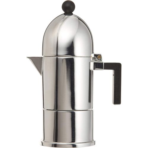  Alessi A90956 B La Cupola Espresso Maker With Black Handle 6 Cups