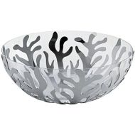 Alessi ESI0125SMediterraneo Fruit Bowl in 1810 Stainless Steel Mirror Polished And Thermoplastic Resin, Silver