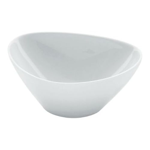  Alessi Colombina 5-34-Inch by 5-Inch by 2-14-Inch Serving Bowl deep, White Porcelain, Set of 6