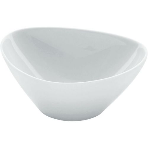  Alessi Colombina 5-34-Inch by 5-Inch by 2-14-Inch Serving Bowl deep, White Porcelain, Set of 6