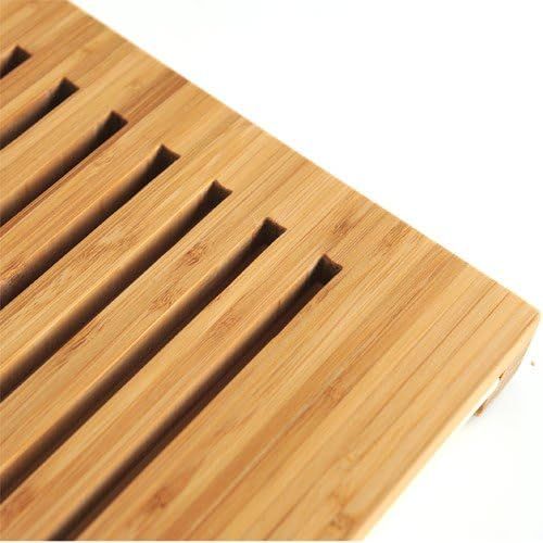  AlessiSbriciola Bread Board in Bamboo Wood With Crumb Catcher in Thermoplastic Resin, Wood