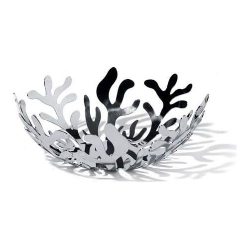  Alessi ESI0121 WMediterranean Fruit Bowl in Steel Colored with Epoxy Resin, White