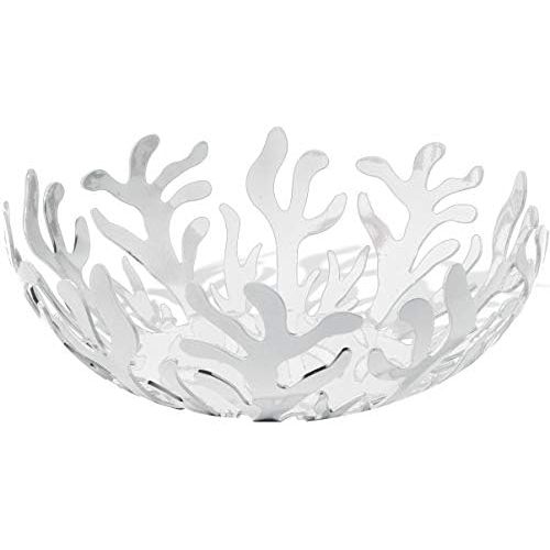  Alessi ESI0121 WMediterranean Fruit Bowl in Steel Colored with Epoxy Resin, White