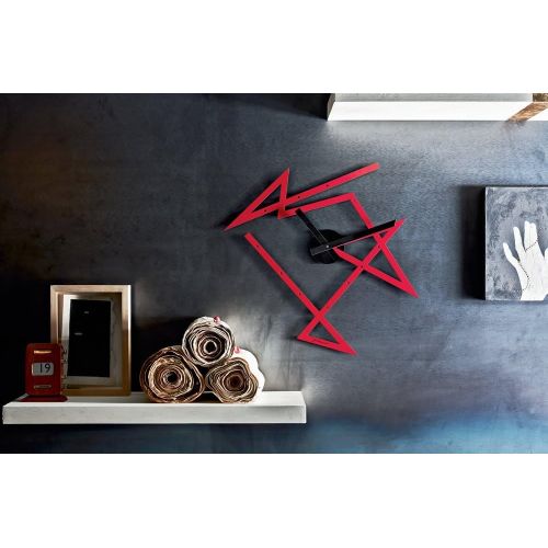  Alessi Aleesi DL01 R Time Maze Wall Clock, Red