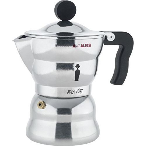  Moka Alessi Espresso  Coffee Maker Size: 6.5 H x 3.75 W x 3.75 D