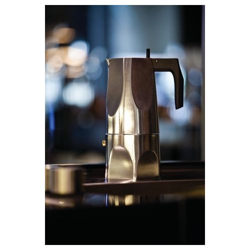  Alessi Ossidiana Espresso Coffee Maker (3 Cup)