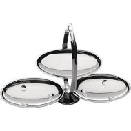 Alessi AM37 Anna Gong Folding Cake Stand, Silver